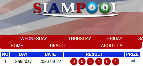 Admin_Mbahtoto's tweet photo. PENGELUARAN TOEL SIAM POOL
Hari SABTU, 22 AGUSTUS 2026
RESULT : 3104 SAH
SHIO : KELINCI
Whatsapp mbahtoto:https://t.co/hgkZ2qtFqz #mbahtoto #rtpmbahtoto #resultSIAM #SIAMpools #togel #angkajitu #angkatogel #situstogel #livecasino #bandarjudi13 https://t.co/LHWfzhKanZ