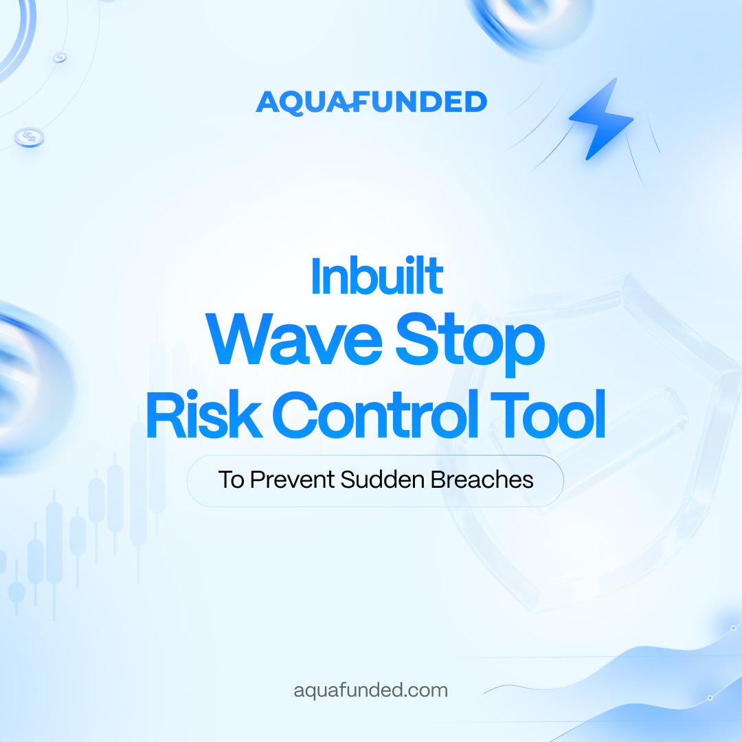 AquaFunded's tweet photo. Our inbuilt Wave Stop tool protects you from sudden breaches

Trade with a safety net built in https://t.co/KdttNDC1SX