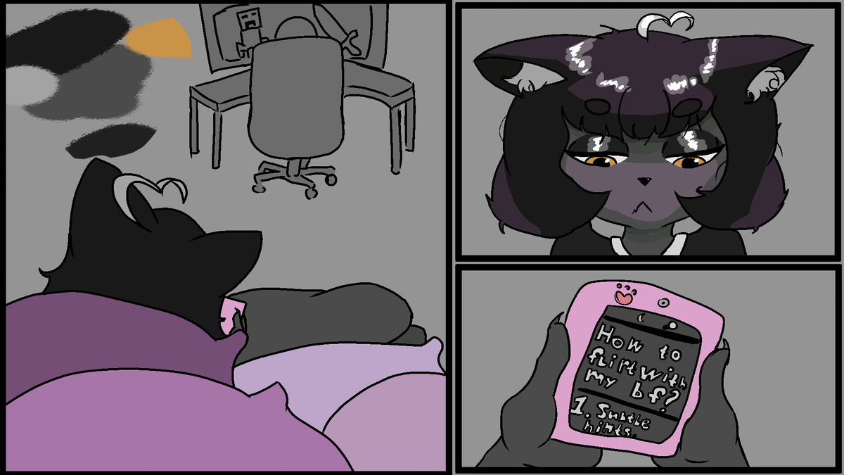 Lambdude3000's tweet photo. Kitty wants to flirt. https://t.co/beCo7BLUJU