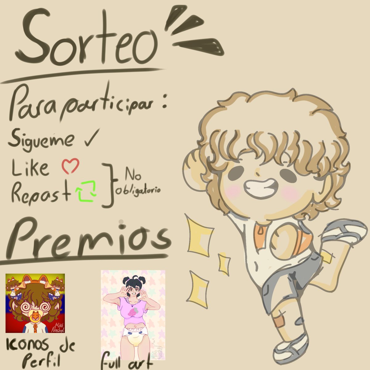 Nash3eeeeee's tweet photo. Gente en verdad muchas gracias por el apoyo que eh recibido en los últimos días, para celebrar de paso que llegamos a los 300 seguidores, voy a estar haciendo un sorteo de 5 iconos y 5 full arts!

Para participar lo único que hay que hacer es seguirme.

#abdl #abdldrawing https://t.co/sXuucNmxE5