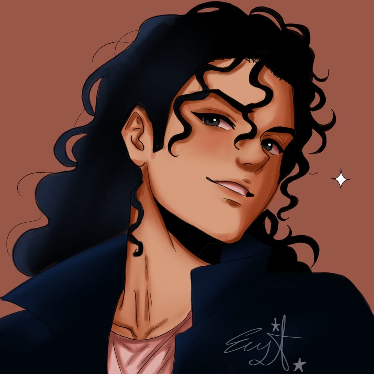 Evyartist's tweet photo. Michael Jackson fan art from the Bad era (⁠｡⁠•̀⁠ᴗ⁠-⁠)✨

#MJ #Art #Fanart #Moonwalker #MJArt https://t.co/KzItokd9Jl
