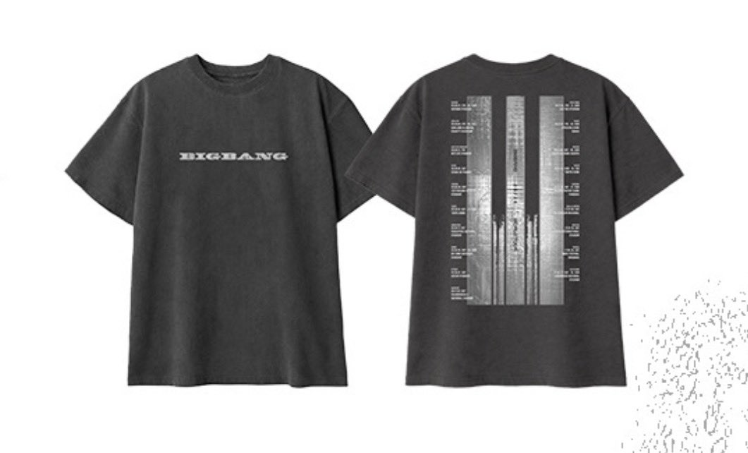 BIGBANG COSMOS ソウルコン　CHARCOAL Tシャツ　L 𝙎𝙪𝙯𝙯𝙮 على X: 