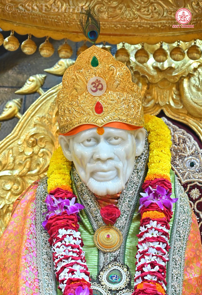 SSSTShirdi's tweet photo. *!! ॐ साई राम !!*
*श्री साईबाबा संस्थान विश्वस्त व्यवस्था,शिर्डी*
*!! ॐ Sai Ram !!*
*Shri Saibaba Sansthan Trust, Shirdi*
≈≈≈≈≈≈≈≈≈≈≈≈≈≈≈≈≈ 
*आरती :- माध्यान्ह आरती*
*शनिवार २२ ऑगस्ट २०२६*  
*Aarti :-Madhyan Aarti*
*Saturday 22 August 2026* https://t.co/9VRFfOdW5j
