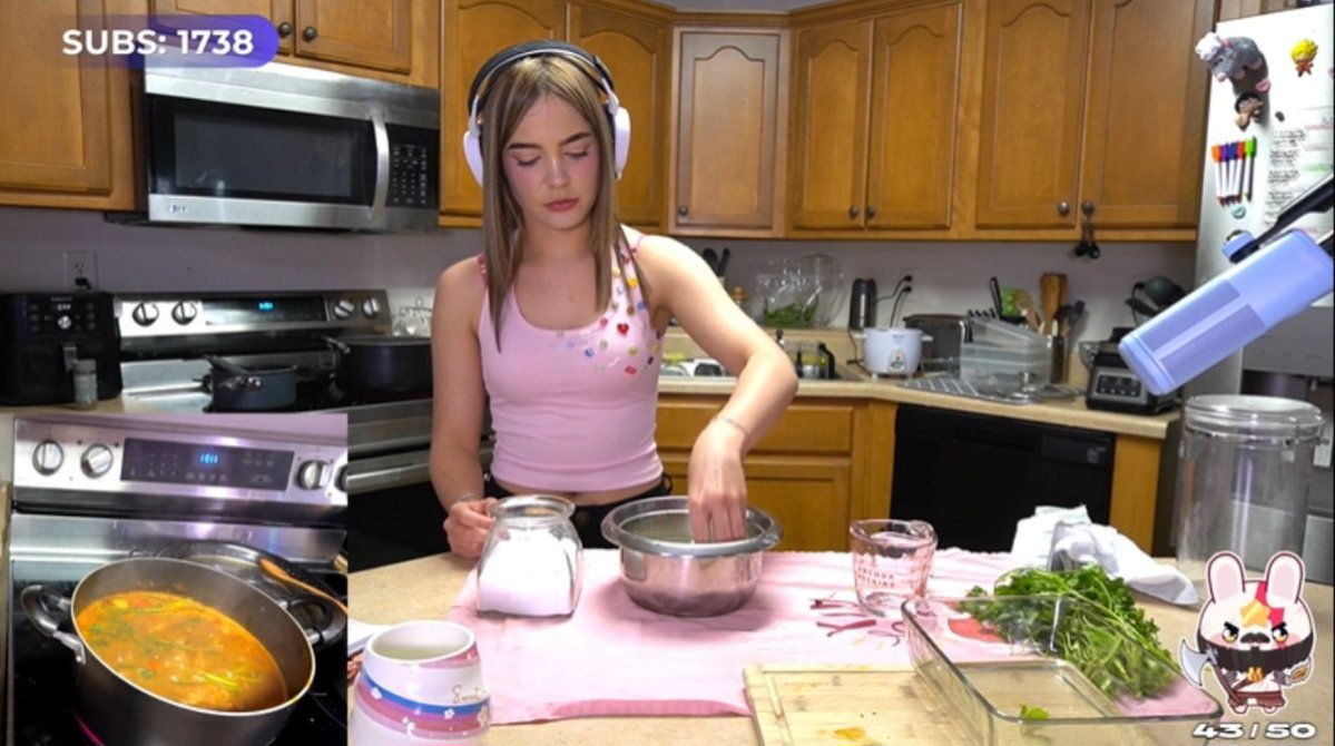 FreddyCh22's tweet photo. Un increíble strim de cocina, se preparó: Pepian de Guatemala, te quedó sabroso. Al final un relajante Asmr, que me gustó. @staryuukiii tkm, descansa y gente un gran fin de semana ✨️ https://t.co/zssNDm9Doo