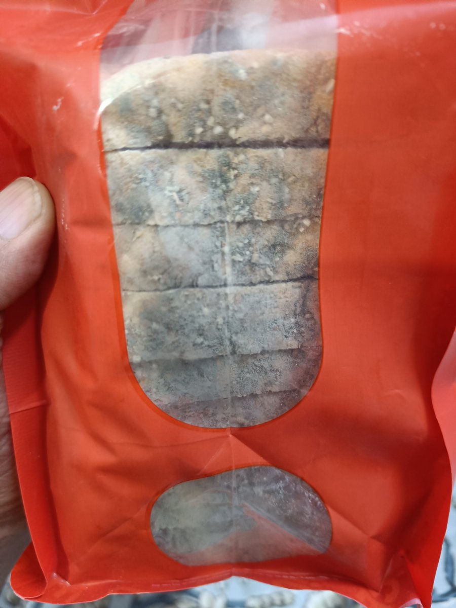 KhalidMatic's tweet photo. Paid a premium for NOICE bread on @SwiggyInstamart because of its claims of small-batch production &amp; no palm oil.
What I received was a loaf completely covered in fungus.
 It's a serious food safety &amp; quality-control issue.
@Swiggy @fssaiindia #tukaram @MoHFW_INDIA @JPNadda https://t.co/IfAv0pFuZb
