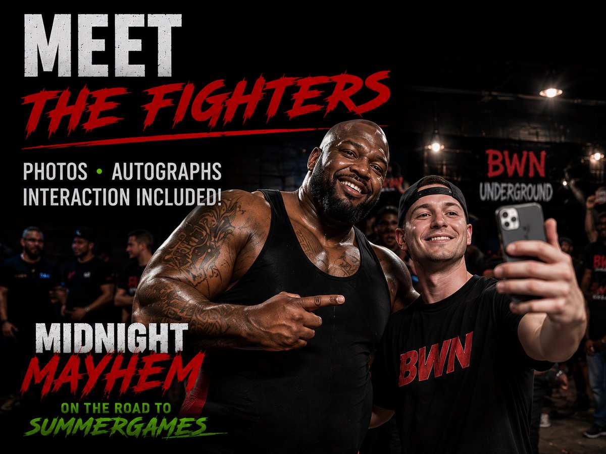 blackwrestling's tweet photo. 🚨 ATLANTA — TONIGHT: BWN GOES LIVE. 🚨

After 26 years online, Black Wrestling Network steps out from behind the screen and into the room.

🔥 Live NUDE wrestling just feet from the mats
💪 Meet the BWN fighters — selfies & autographs included
👋 Massage the fighters throughout the night
📸 Step onto the mats for the Fight Room Experience — Victory or Squashed
🤼 Watch Marko Polo’s Live Wrestling Masterclass — holds, counters & techniques demonstrated live
🎥 Be there for live tapings of BWN Clubhouse + BWN Tonight with K-Ray
🖼️ Explore photography, magazines, artwork & memories from 26 years of BWN
👀 Get an advance look at the upcoming SummerGames PPV
🎶 Music, surprises and BWN happening all around you

This isn’t just something you sit and watch.

SEE IT. FEEL IT. BE PART OF IT.

🔥 BWN UNDERGROUND: MIDNIGHT MAYHEM
📍 The Supermarket • Atlanta
🗓️ TONIGHT — Saturday, August 22
🚪 Doors 8:30 PM • Event 9 PM–1 AM
🔞 18+ • $75 • Limited capacity

GET YOURS NOW 👇
https://t.co/xdeT7ZnW73