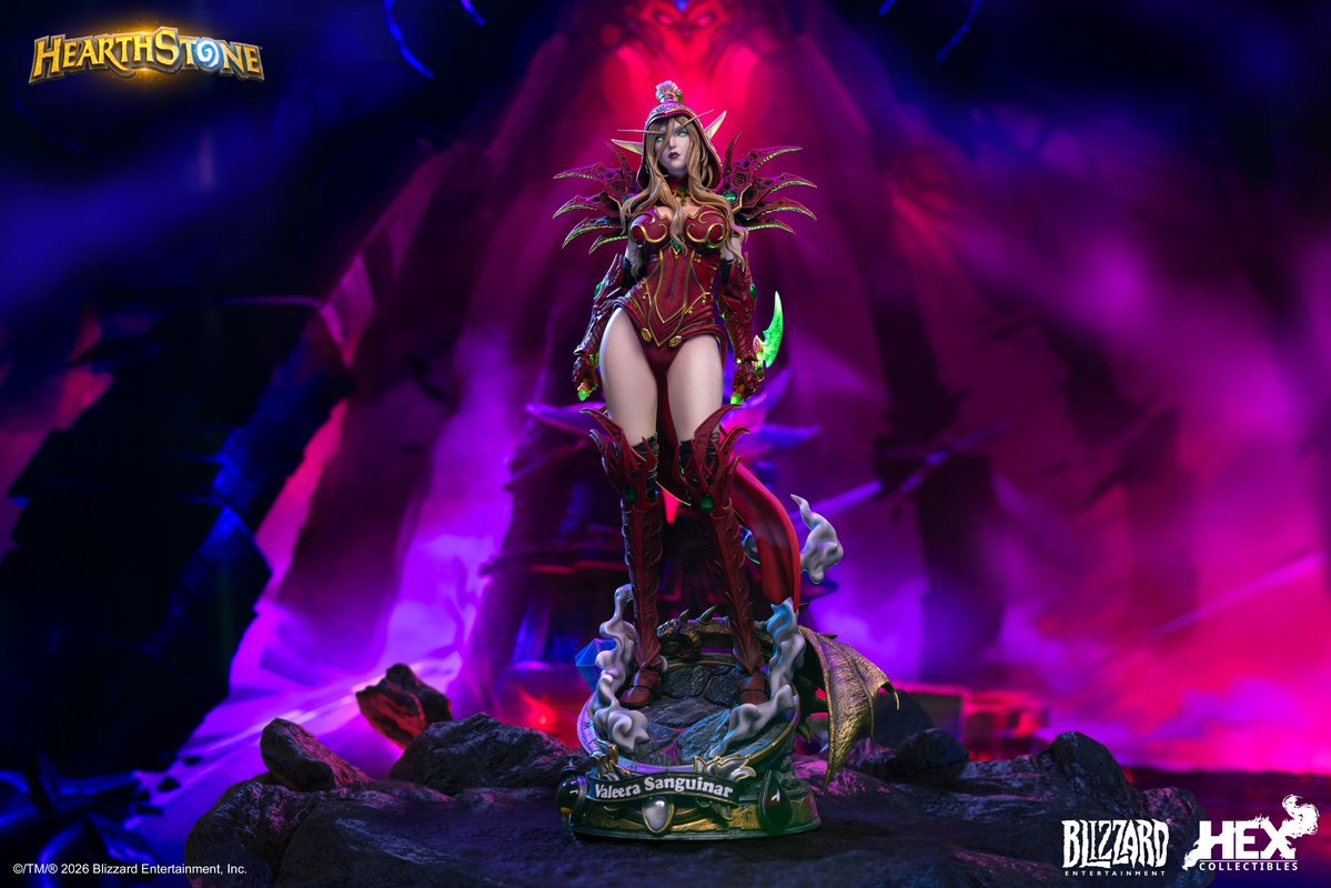 hexcollectible's tweet photo. HEX Collectibles Hearthstone Valeera Sanguinar 1/6 Scale Statue

“Watch your back.”

#Valeera #hearthstone #warcraft #statue #HEXCollectibles https://t.co/0biQkgANb7