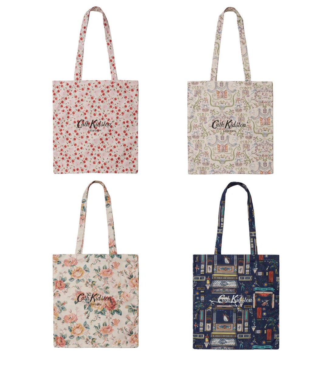 CathKidstonJPN's tweet photo. 🌹26AWコレクション発売スタート🌹

普段使いしやすいトートバッグやハンカチは
その日の気分やファッションに合わせて、
お気に入りの柄を選んでみませんか？🦋

🛒新作アイテムはこちらをチェック
https://t.co/kLZQwO9inL https://t.co/DUajkyOUjr