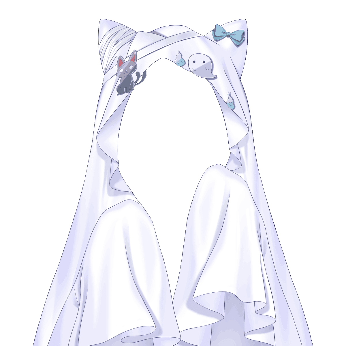itami_riya's tweet photo. 【フリーVtuber衣装】
おばけ衣装

使用条件：リポスト、引用RP
加工・加筆OK（AI編集は除きます。）

夏にマッチしたおばけな衣装です。👻
ぜひお気軽に使ってみてください🙇
　＃Vtuber素材　＃VTuberAssets https://t.co/tyWak3FJKG