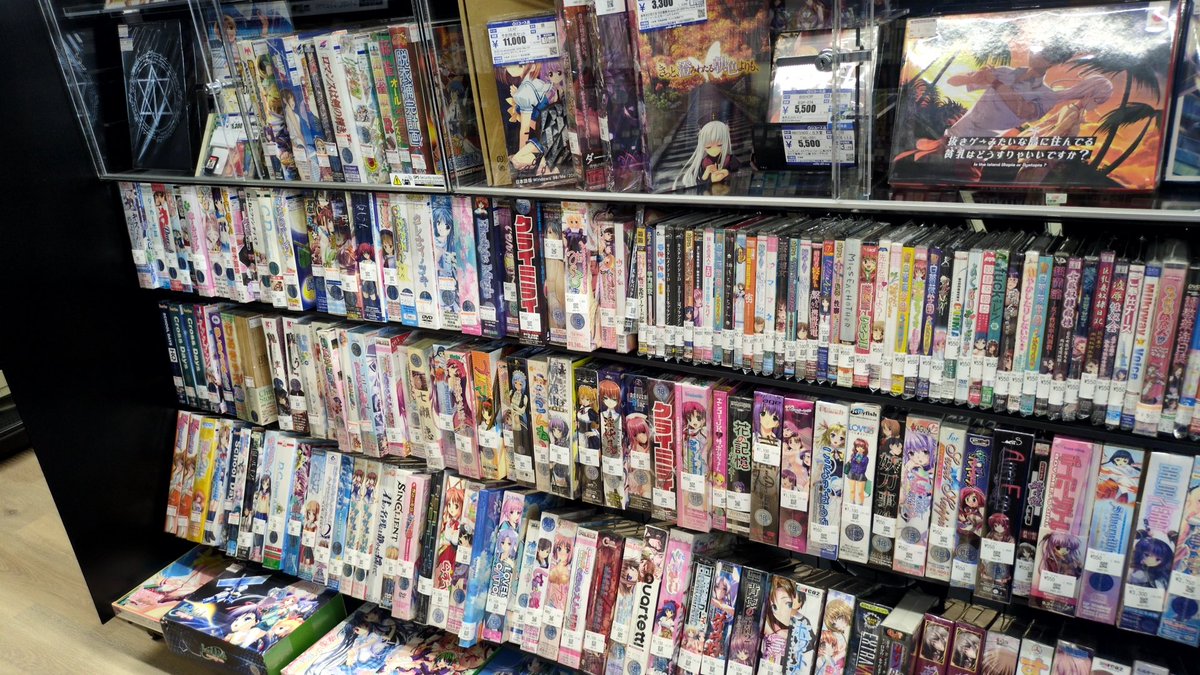 ousannnnnnn's tweet photo. ＃購入エロゲ晒し
新潟小新のハードオフPC館行きました！
やる気を感じる品揃え、値段でとても良かった！（ディスプレイに入れる基準謎いが）
V.G. Re-birth’があってビビった（かなり安い）
アトリの空と真鍮の月 と 終わりなき夏 永遠なる音律 を購入
これで門倉敬介さんの作品が揃いました！！ https://t.co/jDOPu7vwlp