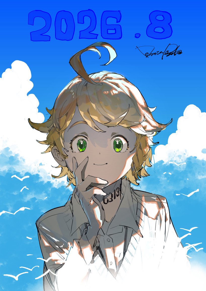 DemizuPosuka's tweet photo. 約束のネバーランド 、エマの誕生日です！🎂 https://t.co/8UN4tgov2u