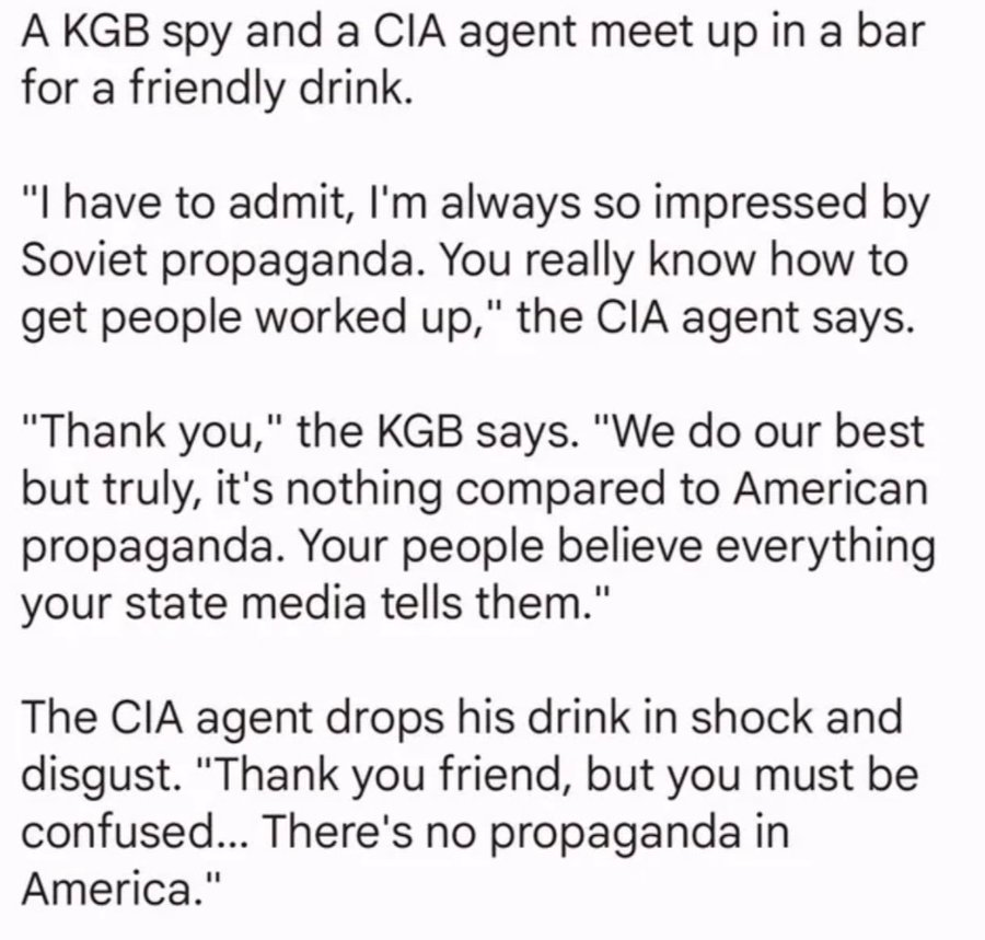 BladeoftheS's tweet photo. "Oh there's no propaganda in America, and the President is not a pedophile..." https://t.co/gmMIhBQy0d