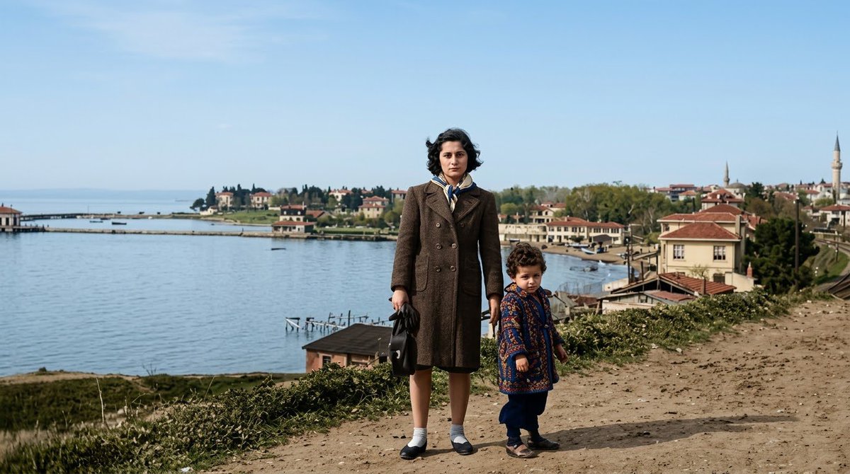 drjazz76's tweet photo. Selim İleri, ablasıyla Bostancı’da. (1950ler) https://t.co/hoJGSXj35u
