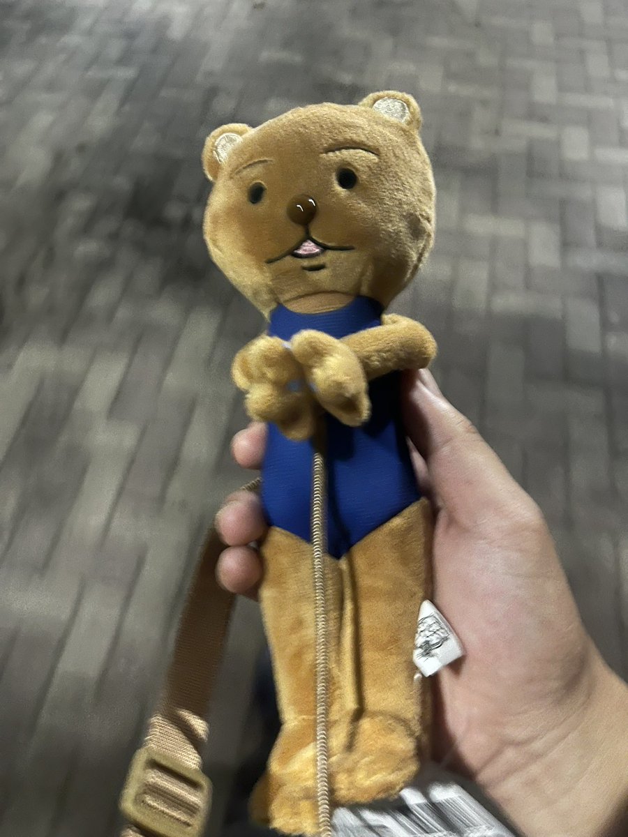 Kuriyou55's tweet photo. くまきちくんをてにいれたよお縄にかけられてるね https://t.co/fdZZGcxDS9