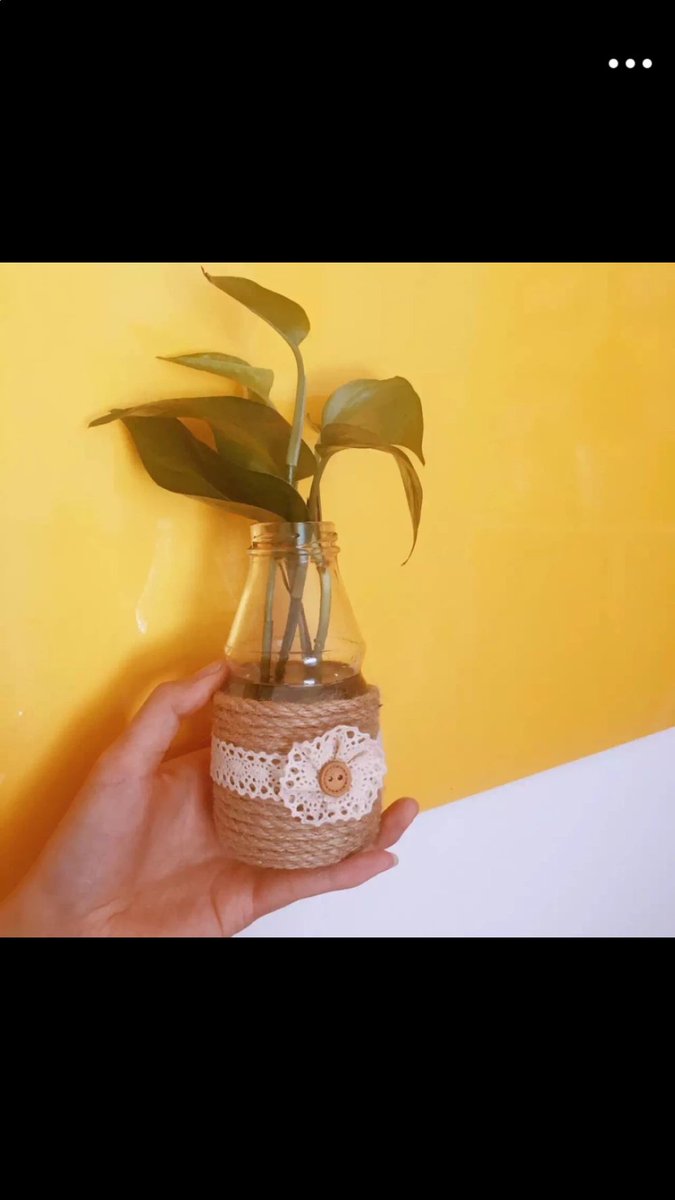 marcred003's tweet photo. Just upcycled an old mason jar into a cute plant vase with twine and acrylic paint  Save cash u0026 reduce waste – small DIY wins hit different! https://t.co/LgnBrPojR1