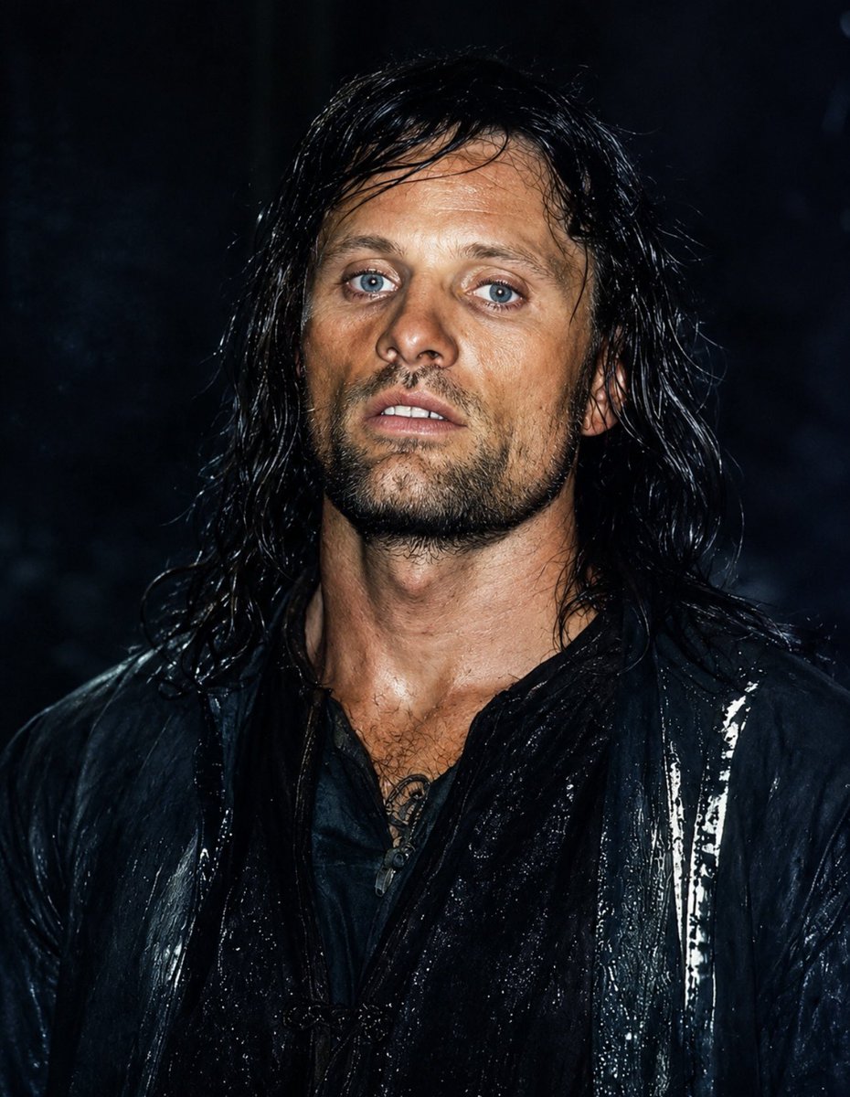 ToIkienverse's tweet photo. Viggo Mortensen se metió tanto en el personaje que, durante una conversación, Peter Jackson se refirió a él como “Aragorn” durante más de media hora, sin que ninguno de los dos se diera cuenta.

Estaba tan metido en el personaje que llevaba consigo la espada, se implicaba muchísimo en el entrenamiento y en las escenas de acción y adoptaba una actitud muy metida en el personaje.

Mortensen llegó a última hora al rodaje sustituyendo a un actor previo a él que iba a hacer de Aragorn pero eso no le impidió llegar a implicarse tanto durante el rodaje que prácticamente se convirtió en Aragorn también fuera de las cámaras. Es de esas historias que te hacen ver hasta qué punto se tomaba el papel en serio.

Según sus propias palabras: «me perdí completamente en el papel». 

Y decía que él y Aragorn encajaban porque ambos disfrutaban de la soledad y de caminar por bosques y montañas.