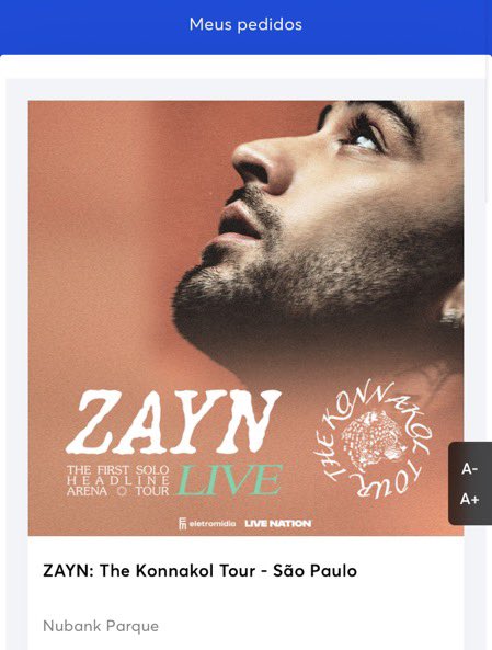 mayfitf's tweet photo. 🎟️ VENDO INGRESSO ZAYN

Pista Inteira
10/10
R$ 380
Ingresso disponível no Quentro e a transferência poderá ser feita 30 dias antes do show

Faço contrato de compra e venda e envio meus documentos para garantir mais segurança na negociação

Estou vendendo porque não conseguirei sair de Pernambuco