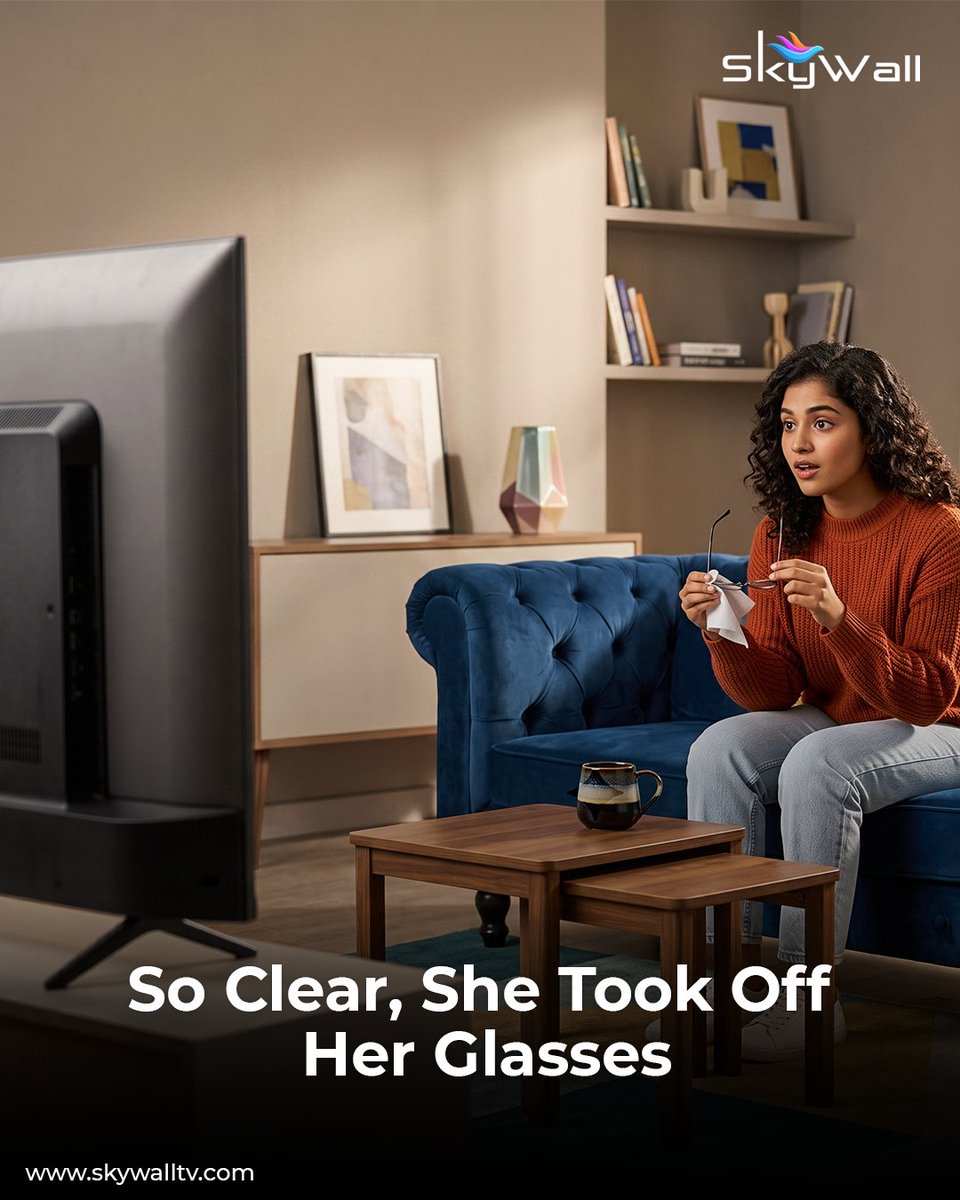 Skywall_tv's tweet photo. Think your screen time needs an upgrade?

Think again.
See every detail, feel every emotion, and live the game in crystal-clear 4K. It’s time to level up your living room with Skywall.
#skywall #qledtv #tv 
[Skywall, skywall india, qledtv, 4k ultra hd, ledtv, entertainment] https://t.co/Gz4TXNThqt
