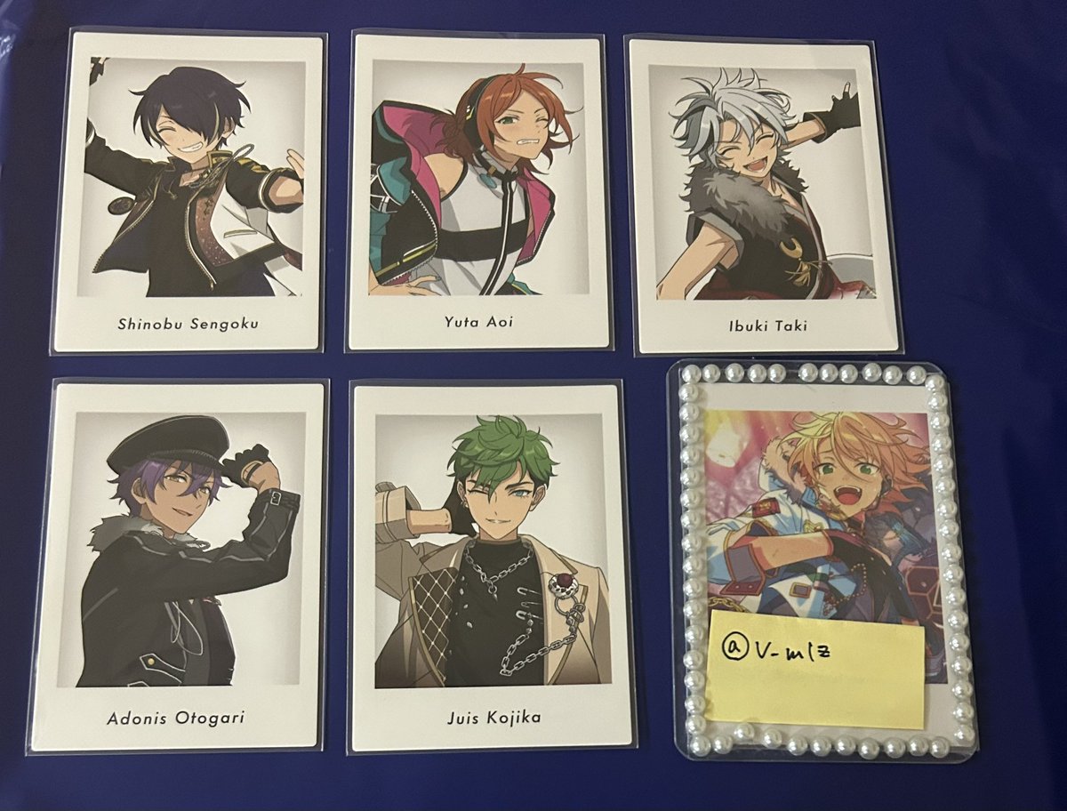 v_m1z's tweet photo. 【交換】あんスタ ぱしゃっつ 特典

譲：画像参照

求：藍良、司、こはく

名古屋手渡し又は郵送

難しいかと思いますが検索からもお気軽にお声掛け下さい🙇🏻‍♀️ https://t.co/PtB11TjLcx
