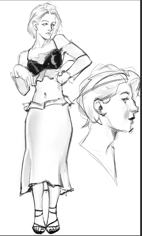 tasneff446's tweet photo. Another wip of #jillvalentine #ResidentEvilㅤ https://t.co/E8mJTsgq6v