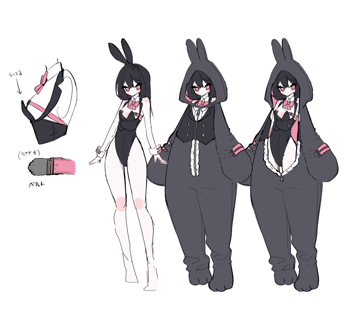 VRC_poi's tweet photo. 🐰　バニーinバニー　🐰
バニーな着ぐるみの中にバニー♡

🎀対応希望
マヌカ、しなの、ミルフィ、ミルティナ、MUMUS(いずれか)   

🐈‍⬛製作してくださる方、募集中です！
VRchat用衣装コラボ(デザイン提供)タグ
#つくってねくらデザ https://t.co/rc2xzV1mTM