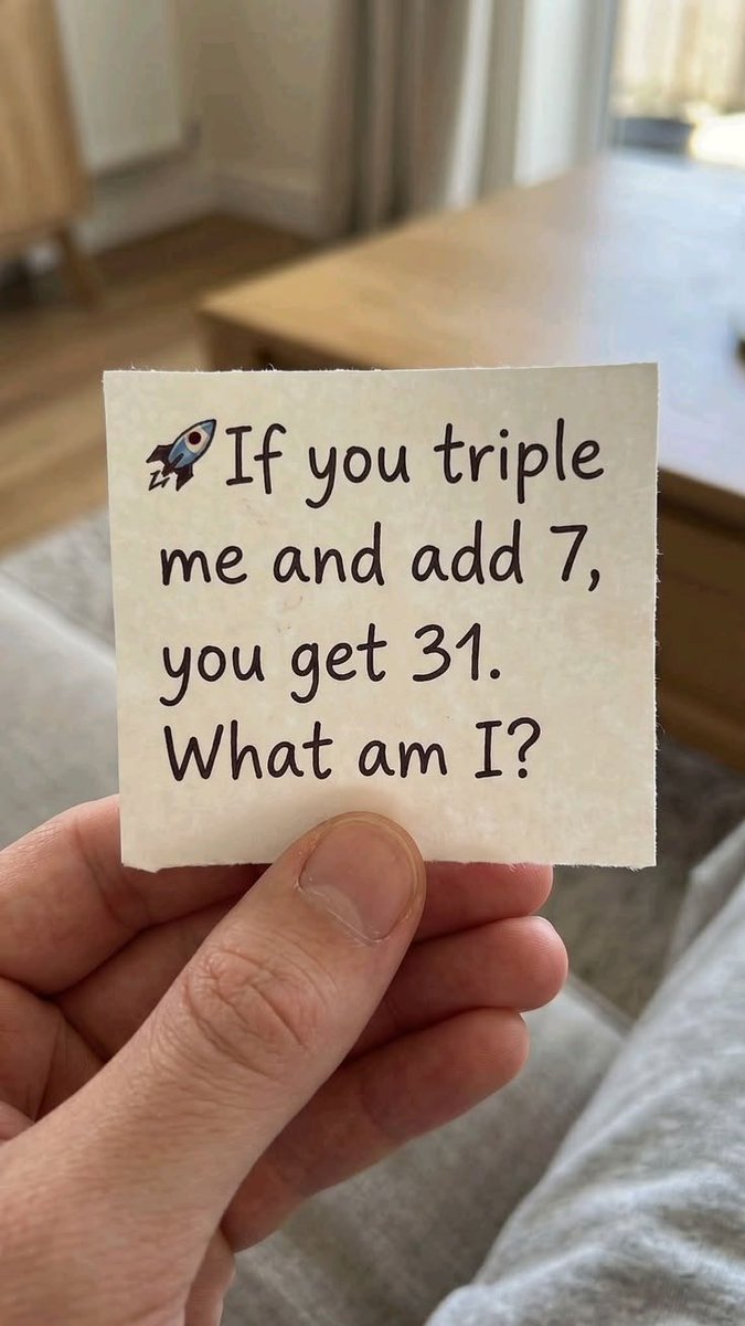 AiWithliza's tweet photo. Riddle time

Type your answer https://t.co/hddaiSZiT7
