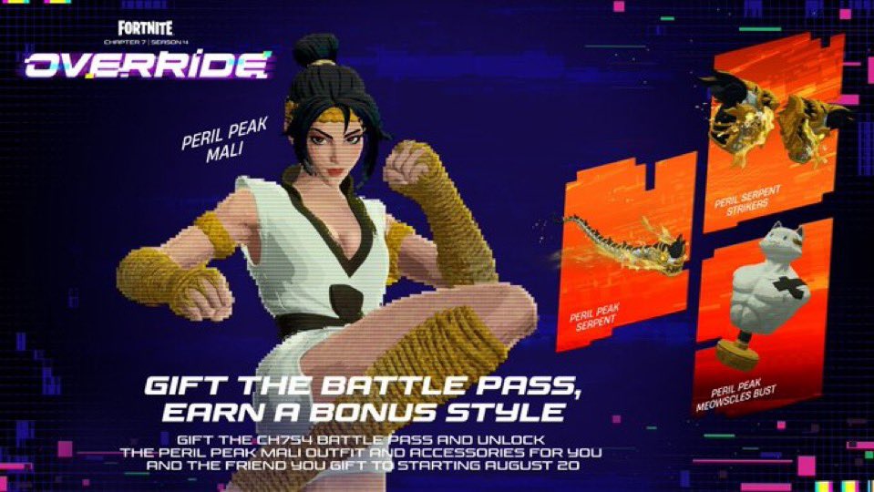 eclvpsd's tweet photo. Who would be interested in a battle pass gift giveaway for the exclusive Grace Crowne style?

Like and reply if you need 🖤

#Fortnite https://t.co/VupQ8cVslf