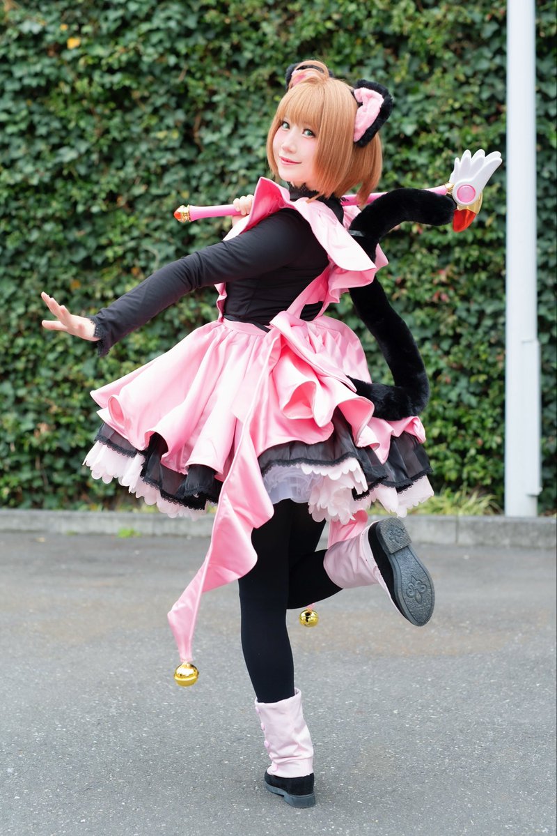 shana_626's tweet photo. 【🌸Cosplay🌸】
『さくらの、ライバル登場！』

今日はさくらちゃんで☺️vsサンダーのバトルコスチューム！！また着たいなぁ
あといつかまじでフライかフライトで飛んで撮影したいの👉👈

Photo/@waichi_s https://t.co/YcVohdfYZe