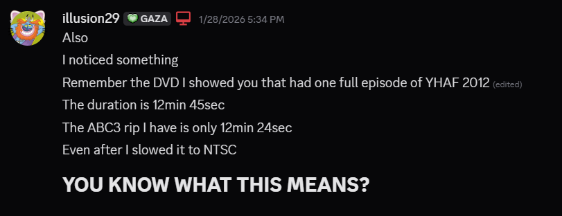 sheetposte32793's tweet photo. I am absolutely praying that David Feiss sees this post.

THERE IS CUT CONTENT FROM YOOHOO AND FRIENDS BECAUSE ABC3 CENSORED THE SERIES FOR TIME.

WE HAVE TO FIND THE FULL UNCUT MASTERS SOMEDAY. https://t.co/W22LvEUhSi