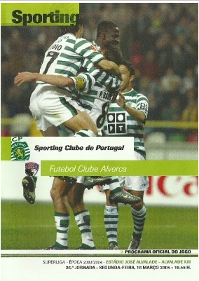 gustavo_ffs's tweet photo. #MuseuSporting (#1742). Hoje o SCP recebe o Alverca em + 1 jogo do Campeonato. Vamos relembrar a 1ª visita dos ribatejanos ao actual Estádio José de Alvalade, em 2003/04, com vitória dos leões por 2-0 e com golos de Carlos Martins e Liedson. https://t.co/NYYRRUUDgM