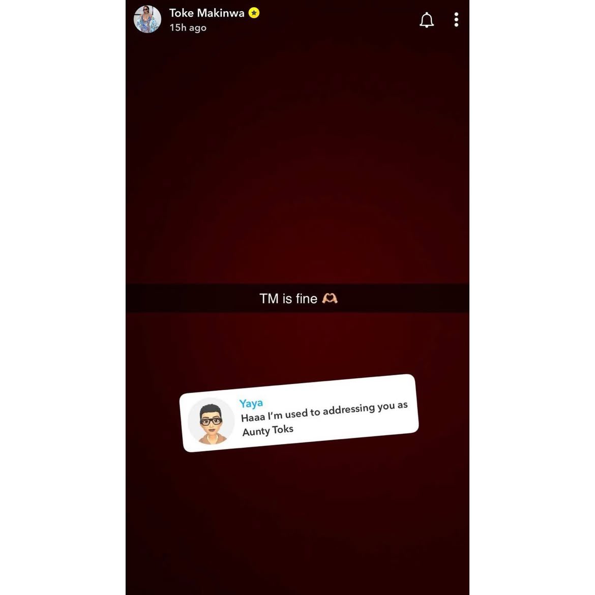 instablog9ja's tweet photo. If I’m older than you, resist the urge to address me as “dear”, “love”, or “hun” — Media personality Toke Makinwa warns https://t.co/wX7hNxTV0K