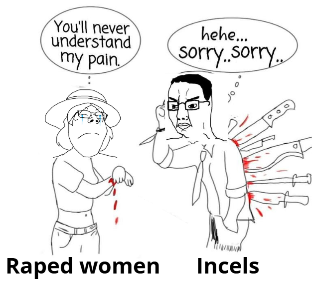 SoldierOfGod__0's tweet photo. @MyronGainesX Women and jews are the reason why so many White men are incels.
Even women who have been raped will never understand the pain of an incel. https://t.co/itRQAvro1L