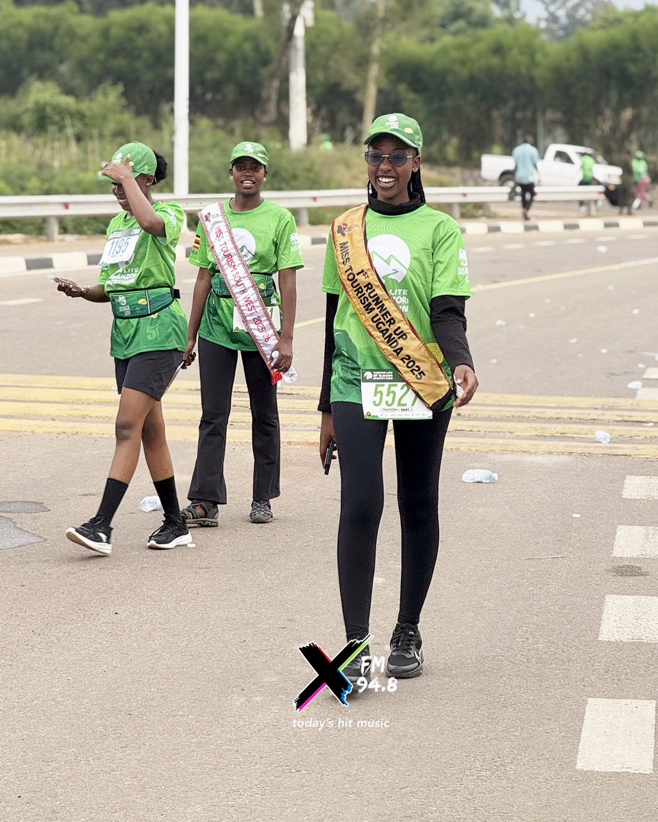 XfmUG's tweet photo. .@the_ranell, @saint_trevor_ &amp; @ItsAdele22 representing! Just know the real vibes are officially @RwenzoriMarathn in Kasese. #FreshX https://t.co/uujn3A66Yc