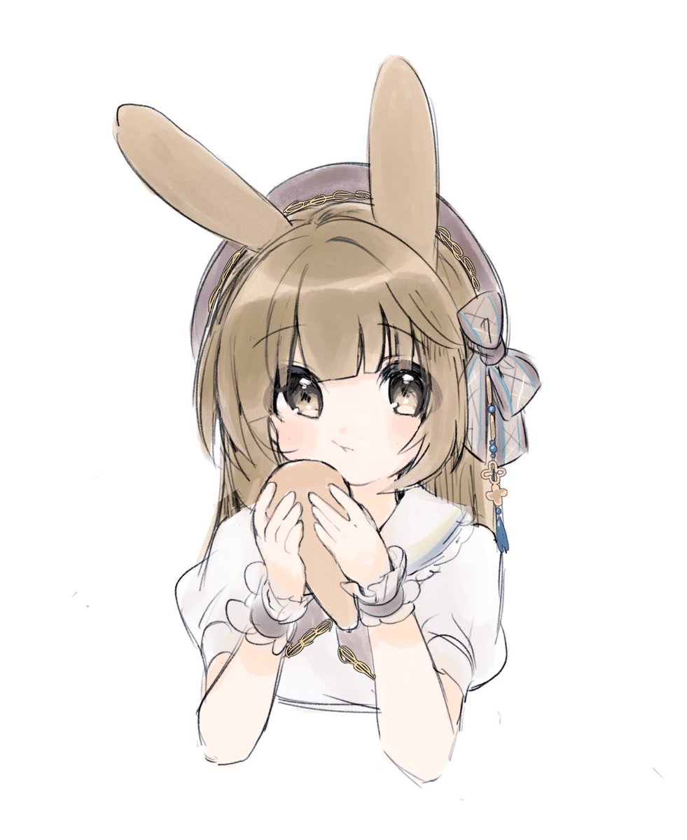 nanaD638's tweet photo. 昨日のうさよしのんの描き直し前イラスト🐇🧡 https://t.co/W952dmZvTh