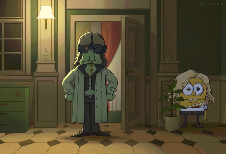 VideoArtGame's tweet photo. SpongeBob SquarePants x Resident Evil Requiem

Artist: @tsenamu_mu https://t.co/UNe8aGFiwq