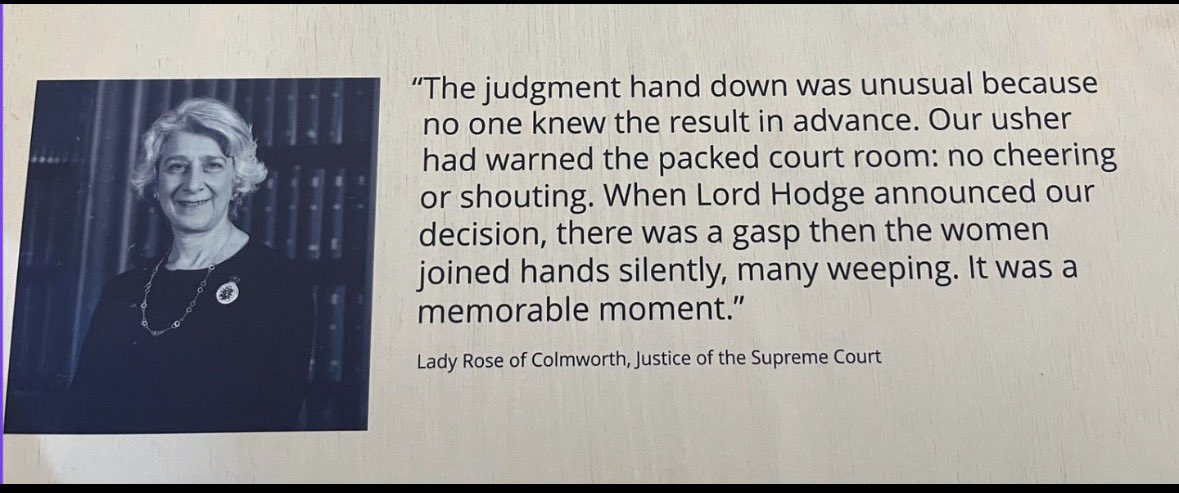 DalgetySusan's tweet photo. It’s hard to distill the last decade where women had to fight for our very identity, because a handful of influential activists had convinced gullible, incurious, politicians and others in leadership roles that men could be women because being a woman was just a “feeling”, but this memory from the Supreme Court comes close.

Silent women, holding hands, weeping.
Thank you @ForWomenScot for everything.