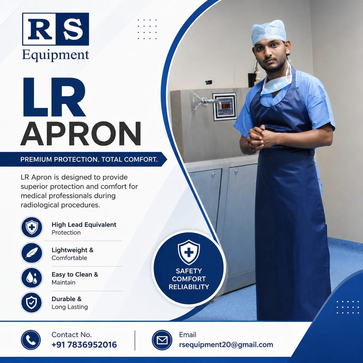 rsequipment_'s tweet photo. LR Apron  
For Any Inquiry Contact us       
Mobile Number :- 7836852016       
Mail :- rsequipment20@gmail.com        
#Hospital #Surgeon #Doctor #Medicalequipment #Sale #medical #Purchase #lifecare #Opration #PostOfficeInquiry #medical https://t.co/qxHiUj0ubp