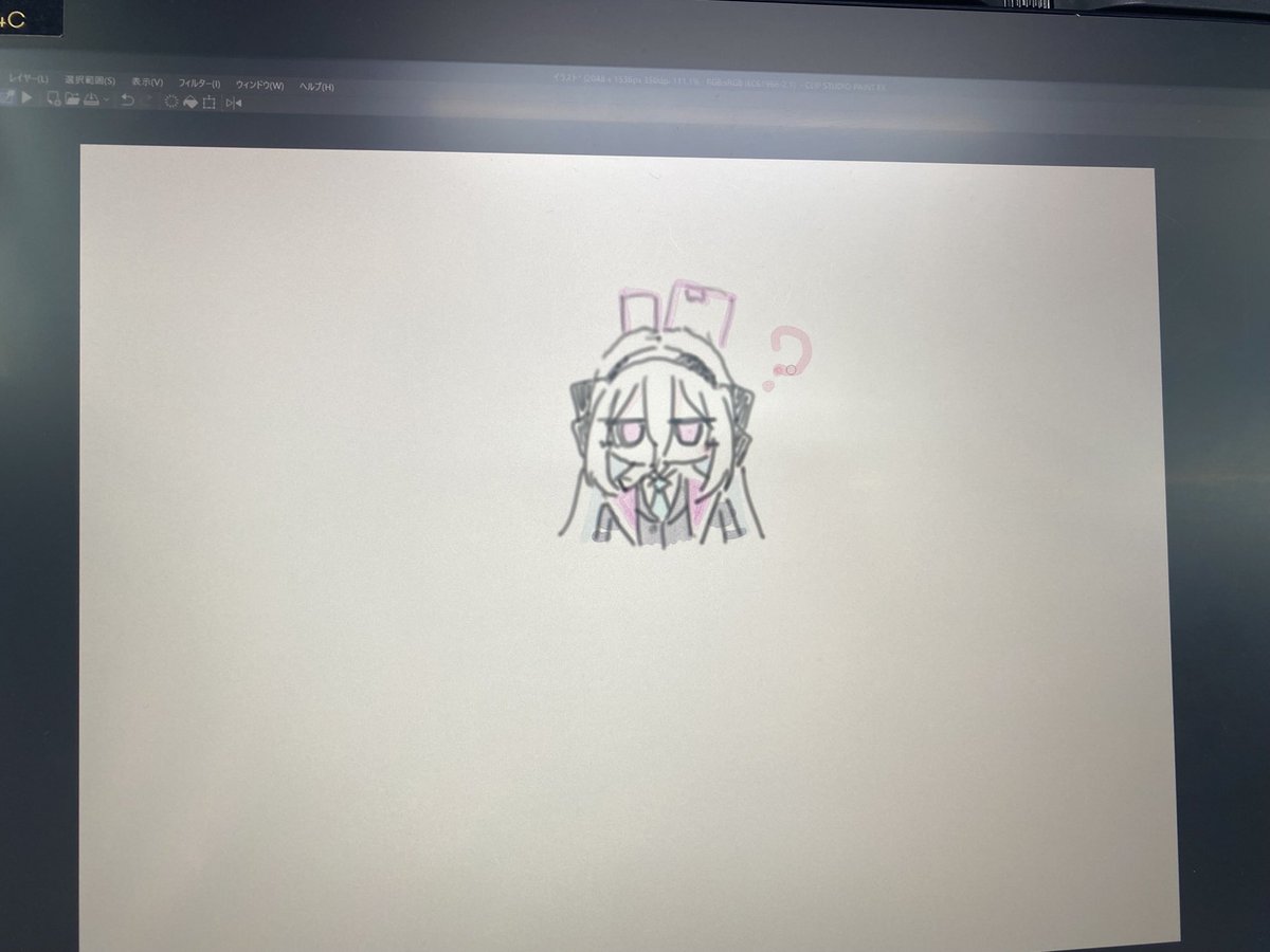 dondyuruma's tweet photo. 落書きケイちゃん https://t.co/KRhiEHvjTT