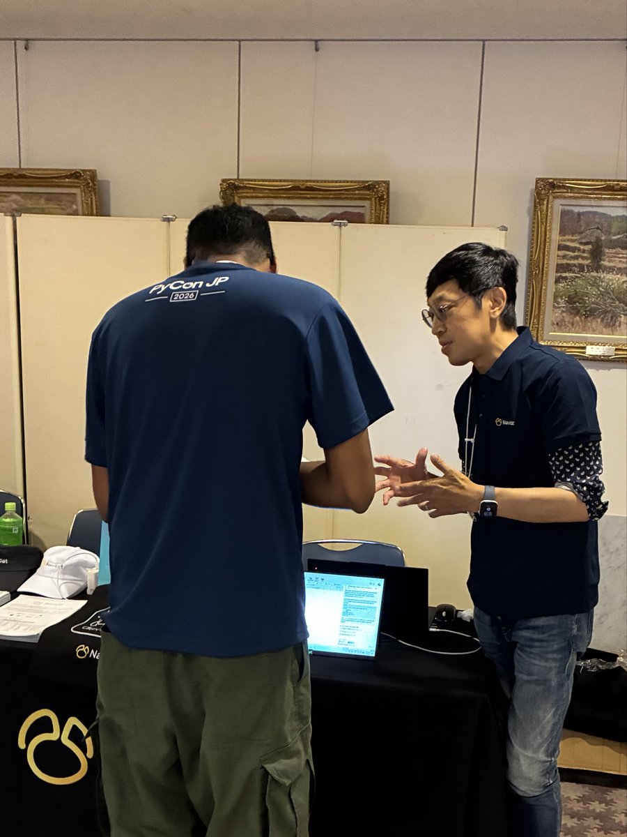 navicat_jp's tweet photo. \ なびです🐧 /
PyCon JP 2026、無事終了しました!👍🏻
ブースにお立ち寄りいただいた皆さま、ありがとうございました!
たくさんの方と交流でき、とても楽しい時間でした✨
開催に携わった皆さまにも、心より感謝申し上げます。
また次回のイベントでお会いしましょう!
#PyConJP #Navicat https://t.co/wyh7tVmFbG