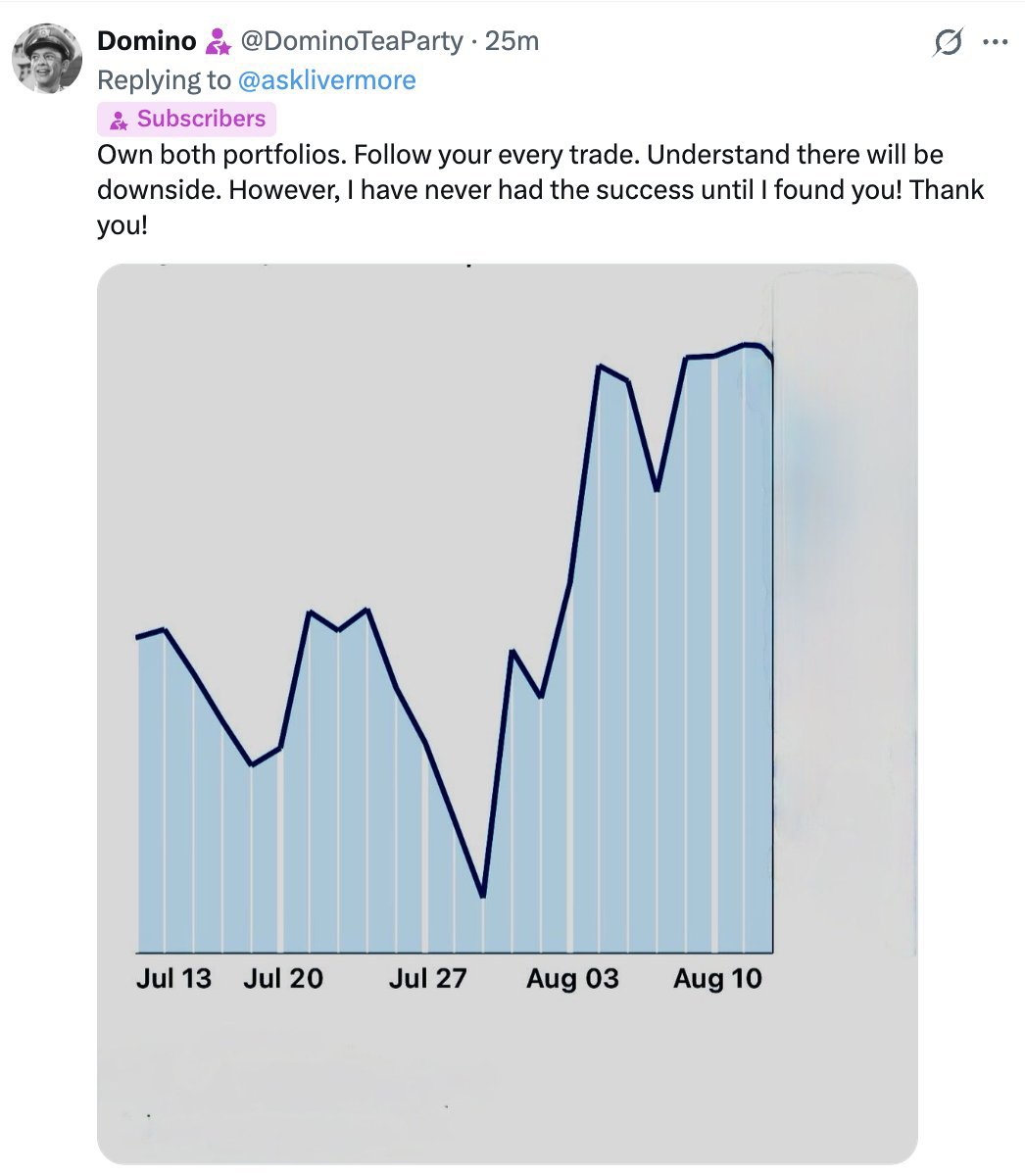 asklivermorepr's tweet photo. I will do everything I can to make sure all of you retire with at least $4M.

No matter if you start with $10K or $100K, we will get there together. 

This is my promise. https://t.co/t4LVzRCdZb