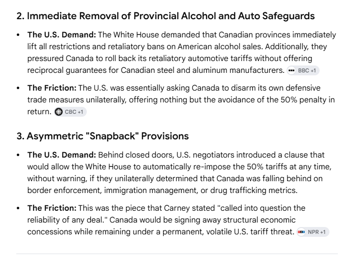 galwithapurpose's tweet photo. It's not surprising at all that Trump/Greer tried to change the terms at the last minute. Canada said no to a bad deal rather than caving &amp; for that, Thank You PM Mark Carney. The "Snapback" provision, would have allowed Trump to add the 50% at will, &amp; whenever he felt slighted. https://t.co/66kdtvoxbZ