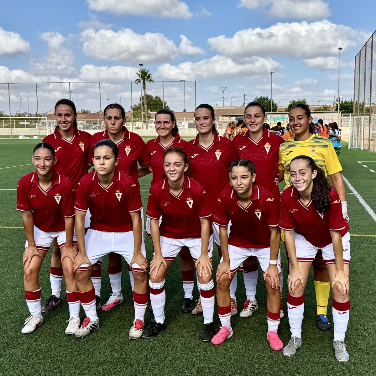 realmurciafeme's tweet photo. ❤️ Nuestro XI de hoy 🆚 @VCF_Femenino 

#pretemporada https://t.co/TMJQR1nbyI