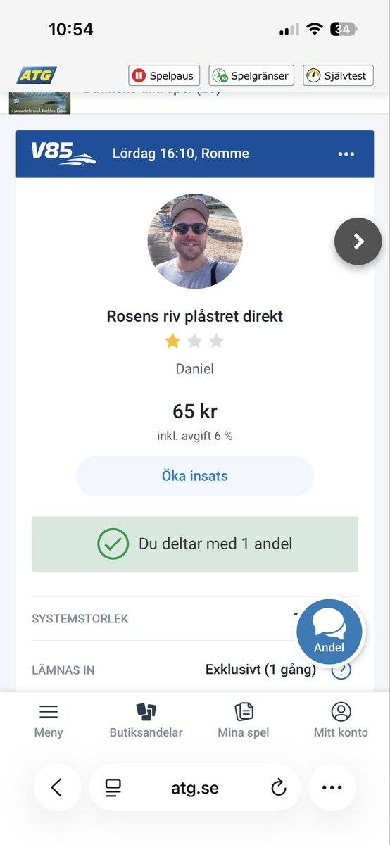 Drosemountain's tweet photo. Haka på min andel på #DirektenFalun  
#V85 https://t.co/lae1JYy1Wi