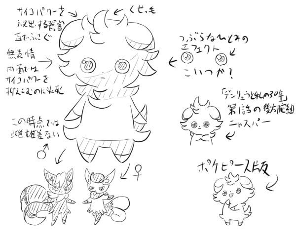 nikuroma's tweet photo. #ポケモン週末レポート
XYでは序盤に野生出現し、よくNPCが連れていて町中で見かける。マチエールの「もこお」やおとなりさんの手持ちにもいる。アニポケXY14話「ぶきみな雨宿り! ニャスパーは見ていた!!」は見たほうが良いとされる。 https://t.co/sbje4Gupa9