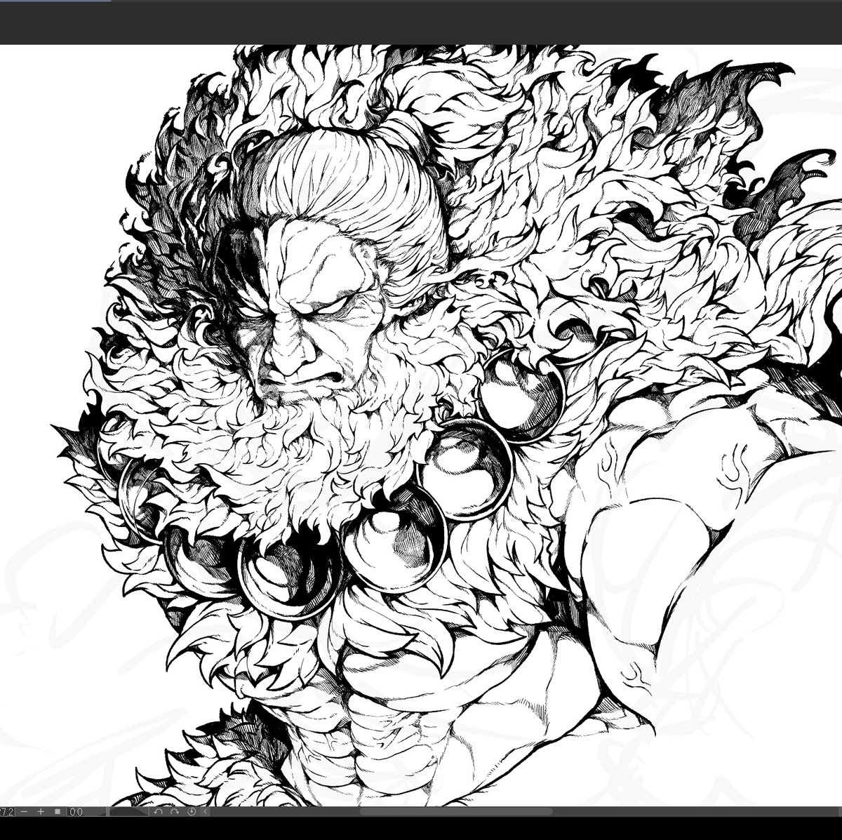YotsumiShiro's tweet photo. 線画楽しい✏️ https://t.co/DrtdEfBXvP