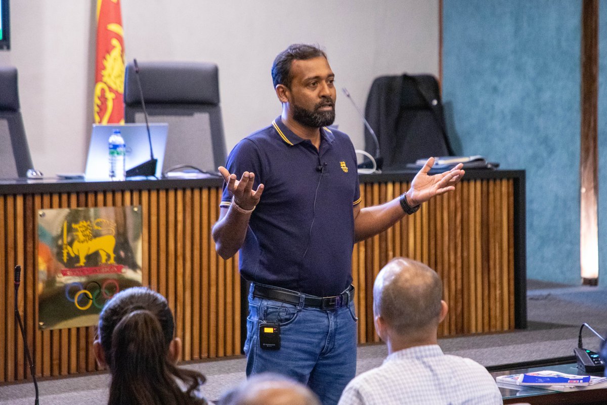 OlympicLK's tweet photo. Day 2 of the 3rd Sport Administrators Course 2026 was held on 21st August 2026 with engaging sessions focused on strengthening the knowledge and skills required for effective sport administration.

Two days down, and the learning continues!

#NOCSriLanka #OlympicSolidarity https://t.co/pBg7tNf6CQ
