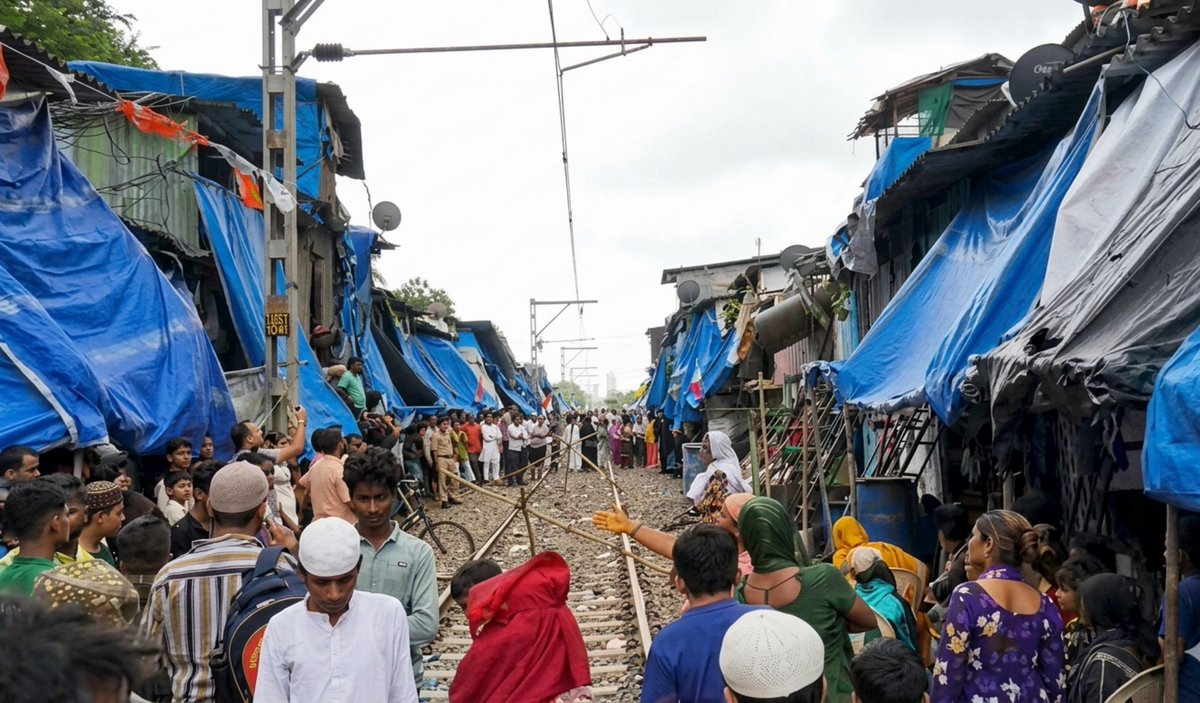 mumbaimatterz's tweet photo. #JustPosting

The Site of Yesterday's Crane Collapse Accident at Kurla

Spot the Railway Tracks. https://t.co/SODmahrHwt