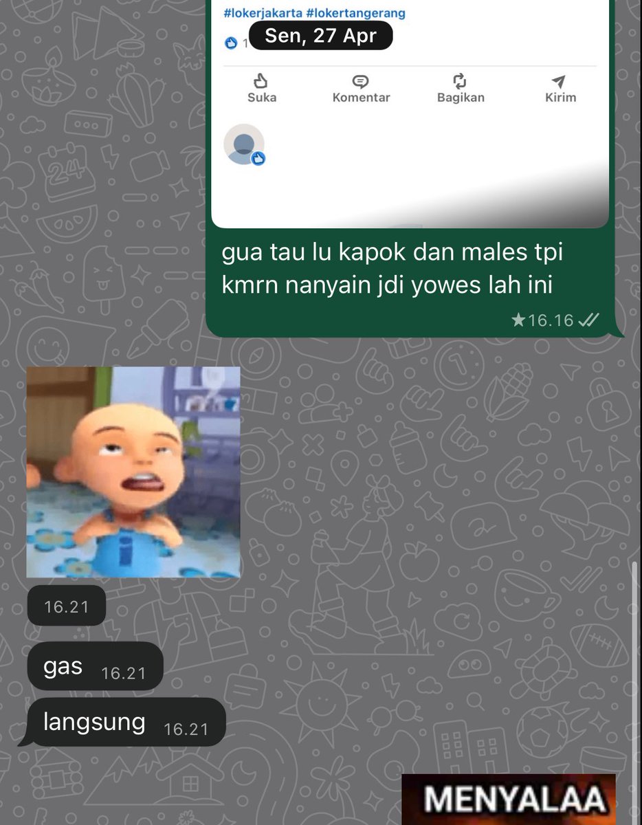 bacaanvi's tweet photo. @zamhari_j @655Satan @kelixmann rudet ya kamu teh tuh aku kasih https://t.co/n2paySwXaj