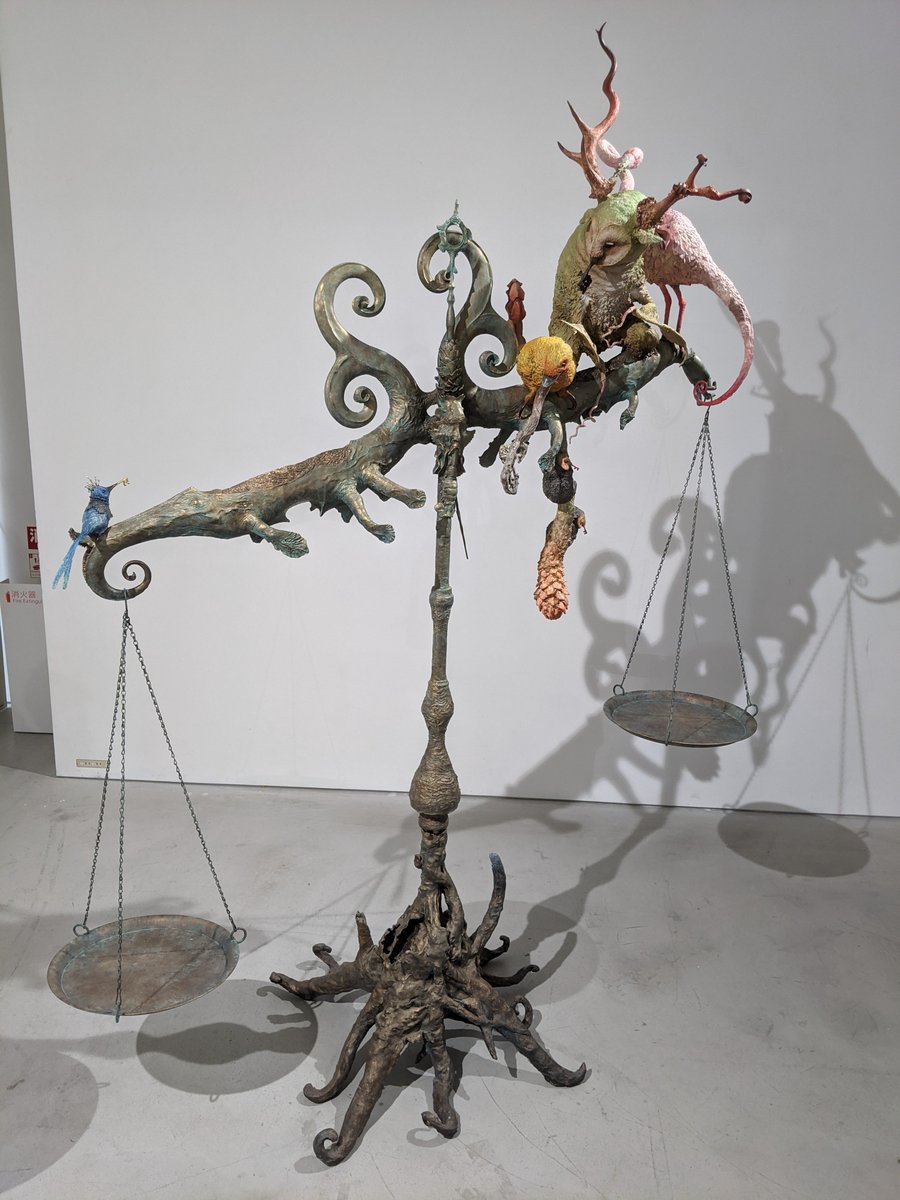 oden1012's tweet photo. 造形作家のグループ展
#GOLEM を渋谷で見てきました！

大きな作品も多く、迫力あるし、細かく作り込まれているのをじっくり間近で見れて、ワクワクした！本当にどの作品も凄かった…！ https://t.co/9Bf5xNIgNf