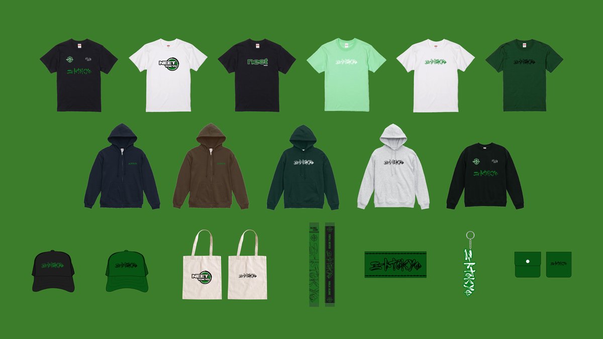 AVYSS_magazine's tweet photo. 【news】ニートtokyoが第一幕の終幕を記念したグッズを発売

8月22日より期間限定発売
https://t.co/k0KjZO1S0o https://t.co/99ijQbbuFi